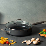 Ultimate Pro Ceramic Non-Stick Sauté Pan with Lid 28cm