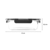 1.05L glass container