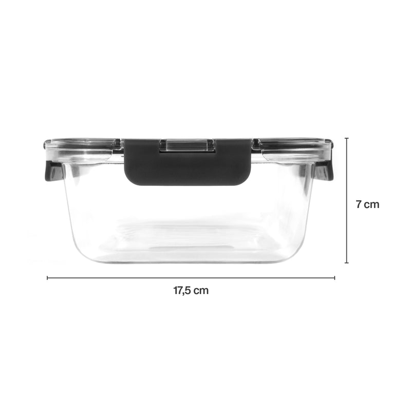 1.52L­ glass container