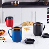 Mug Cafetière, gris