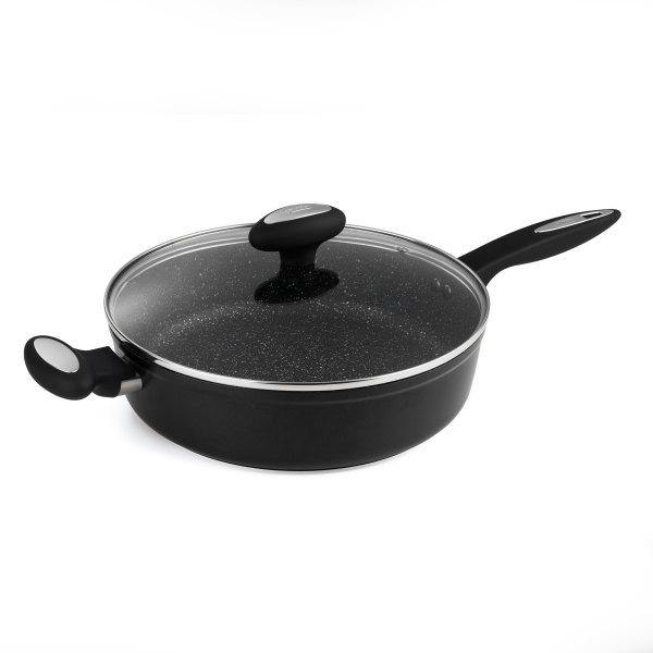 Frying pan store with lid