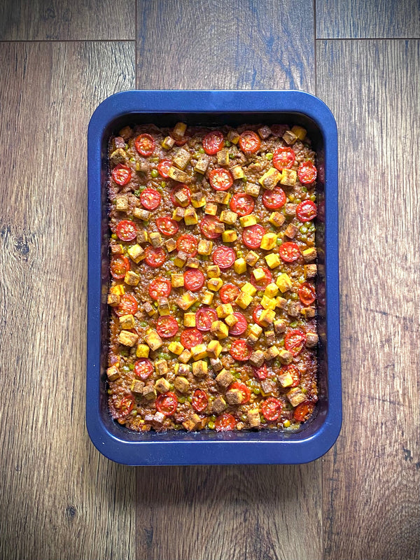 Keema Gratin served with a Kachumber salad Zyliss UK