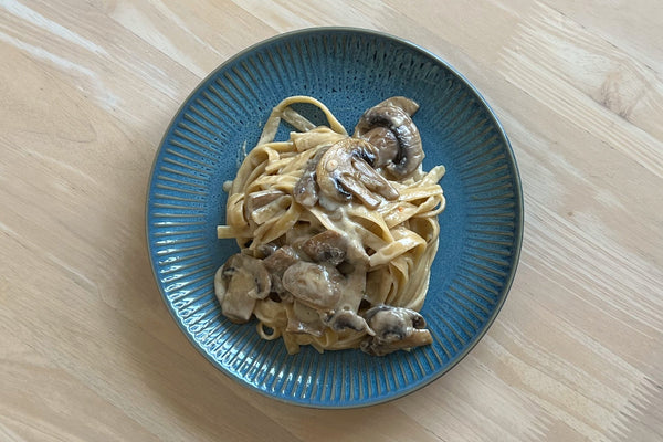 One Pot Creamy Mushroom Pasta