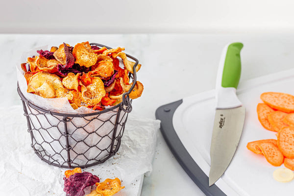 Easy Vegan Gluten Free Root Vegetable Chips Zyliss UK