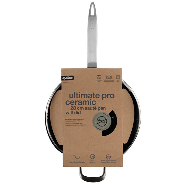 Ultimate Pro Keramik-Antihaft-Bratpfanne mit Deckel, 28 cm