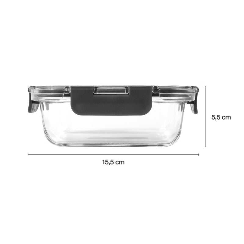 0.37L­ glass container