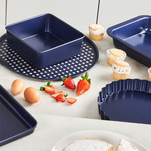 Non-Stick Carbon Steel Large Deep Oven Baking Tray x2 - Zyliss UK