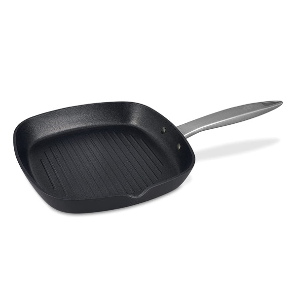 Ultimate Pro Non-Stick Square Grill Pan With Pouring Lip 26cm